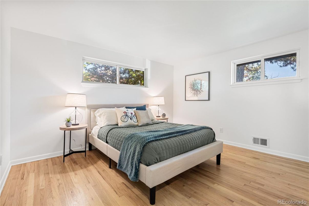 Bedroom, Interior, Wood Texture Flooring
