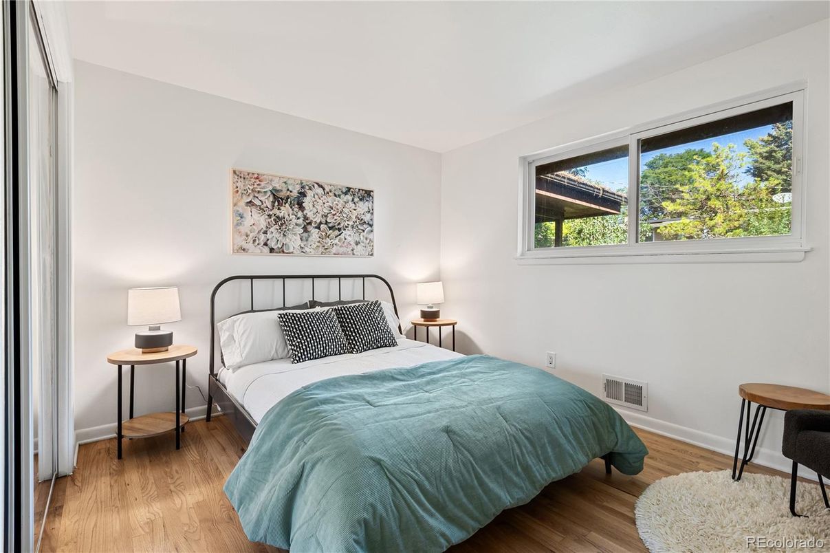 Bedroom, Interior, Wood Texture Flooring