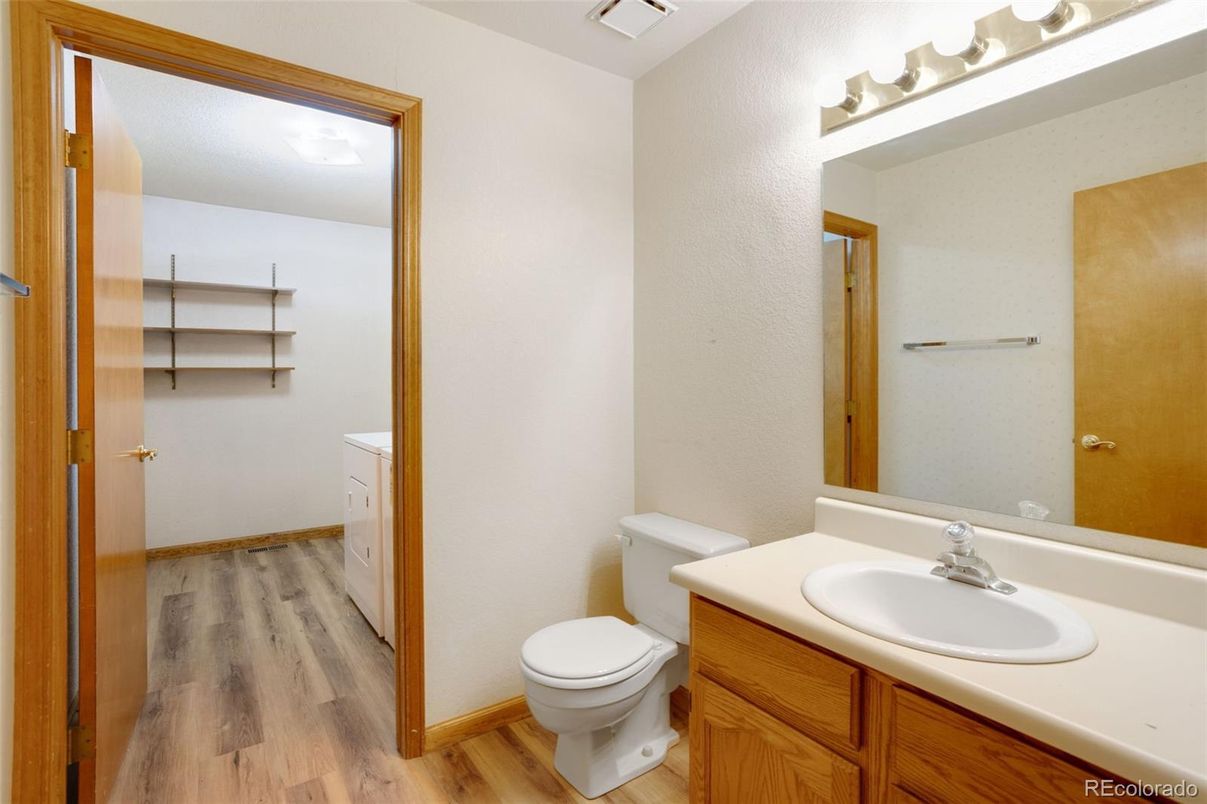 Bathroom, Interior, Wood Texture Flooring