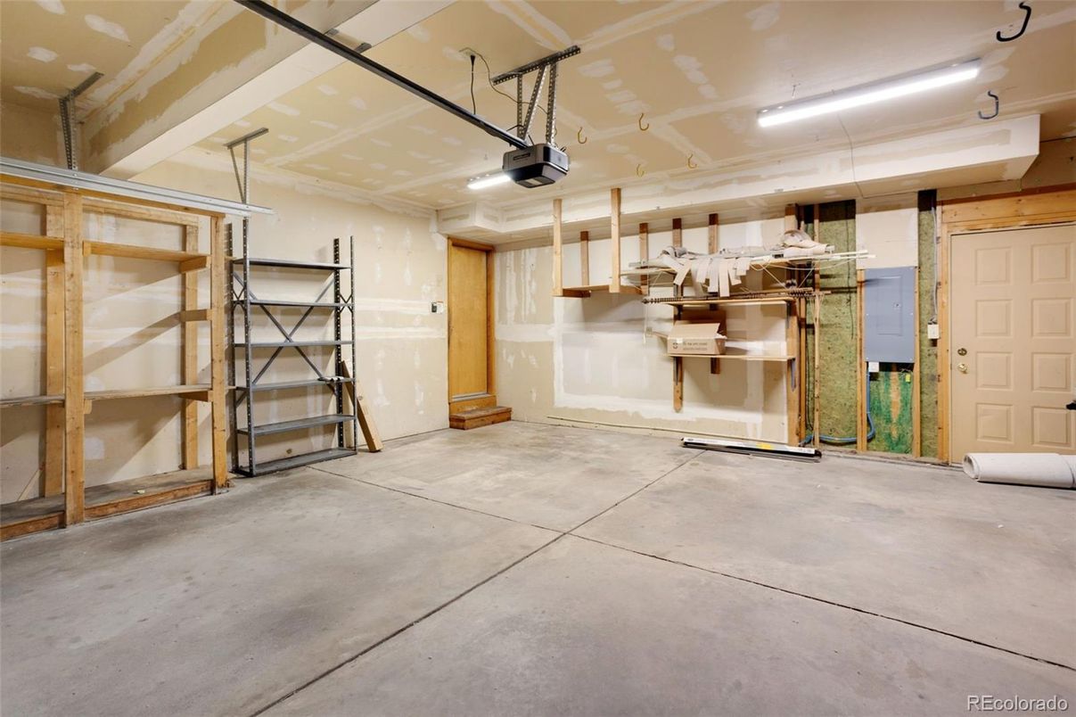 Garage, Interior, Recessed Lighting