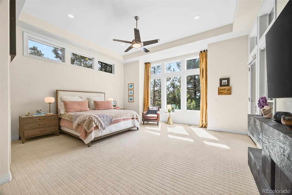 Bedroom, Interior, Recessed Lighting