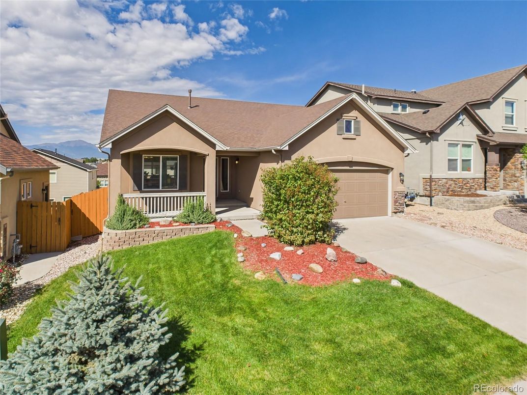 Attached, Backyard, Exterior, Facade, Ranch