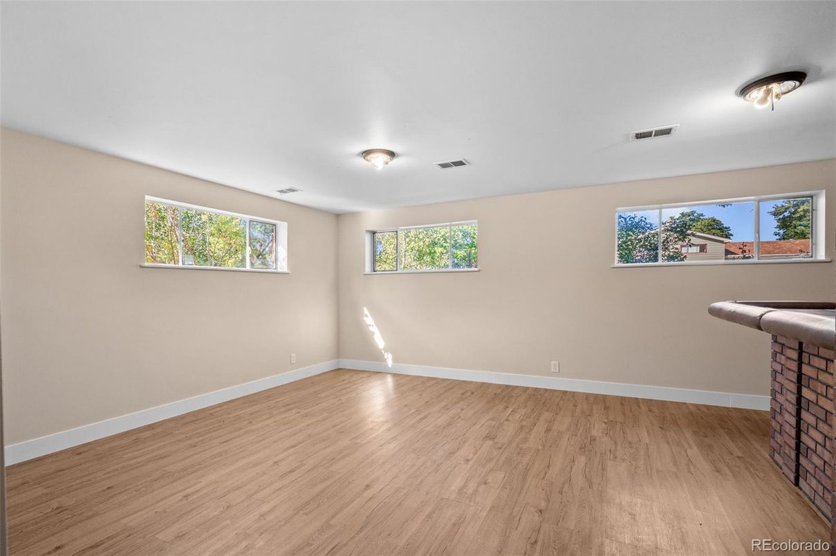 Empty room, Interior, Wood Texture Flooring