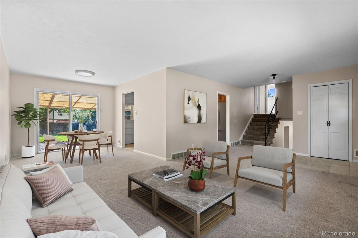 Dining room, Interior, Living room