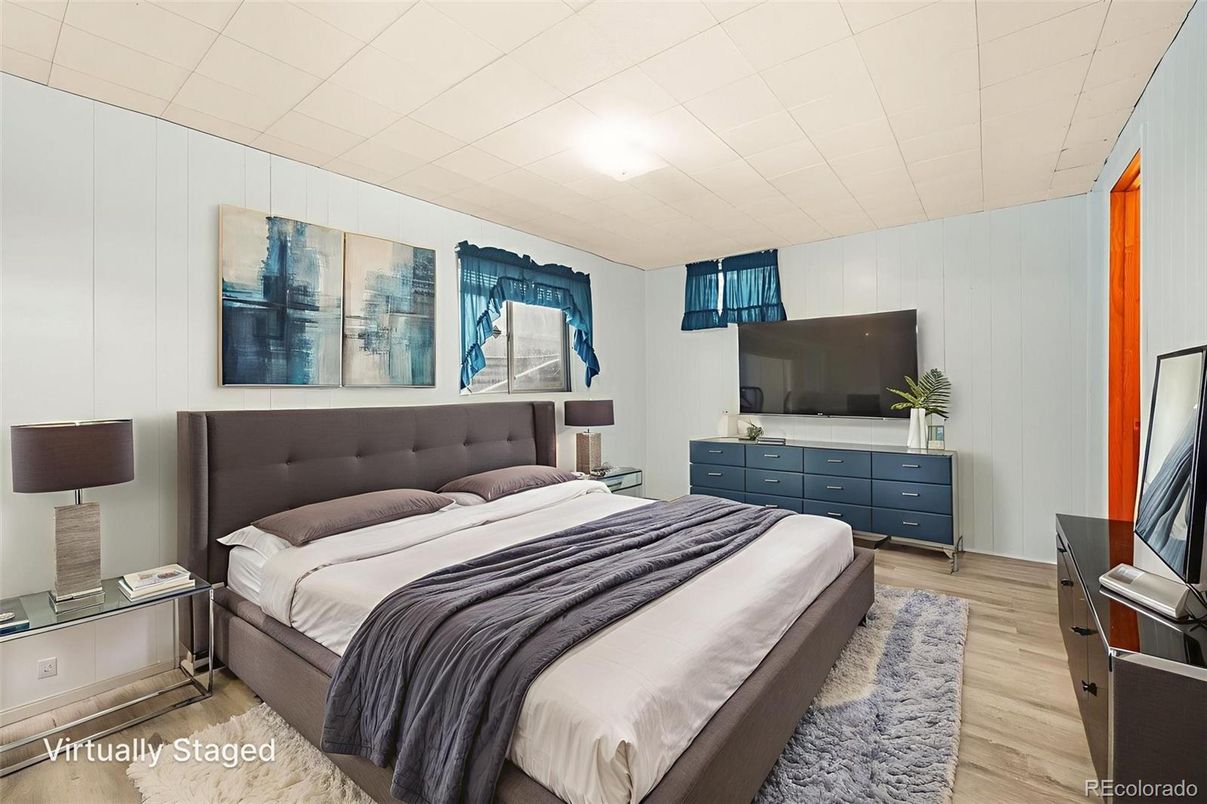 Bedroom, Interior, Wood Texture Flooring