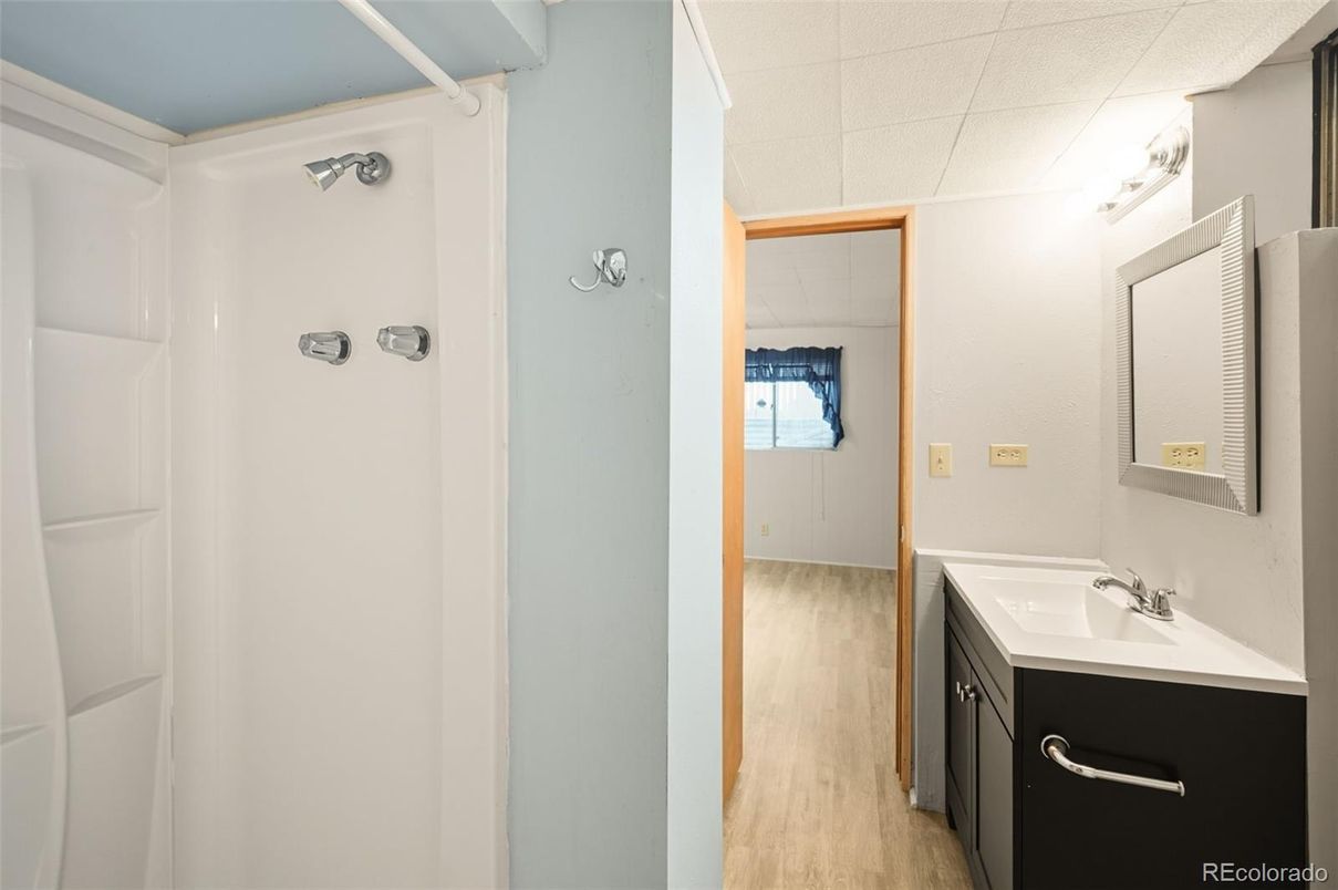 Bathroom, Interior, Wood Texture Flooring