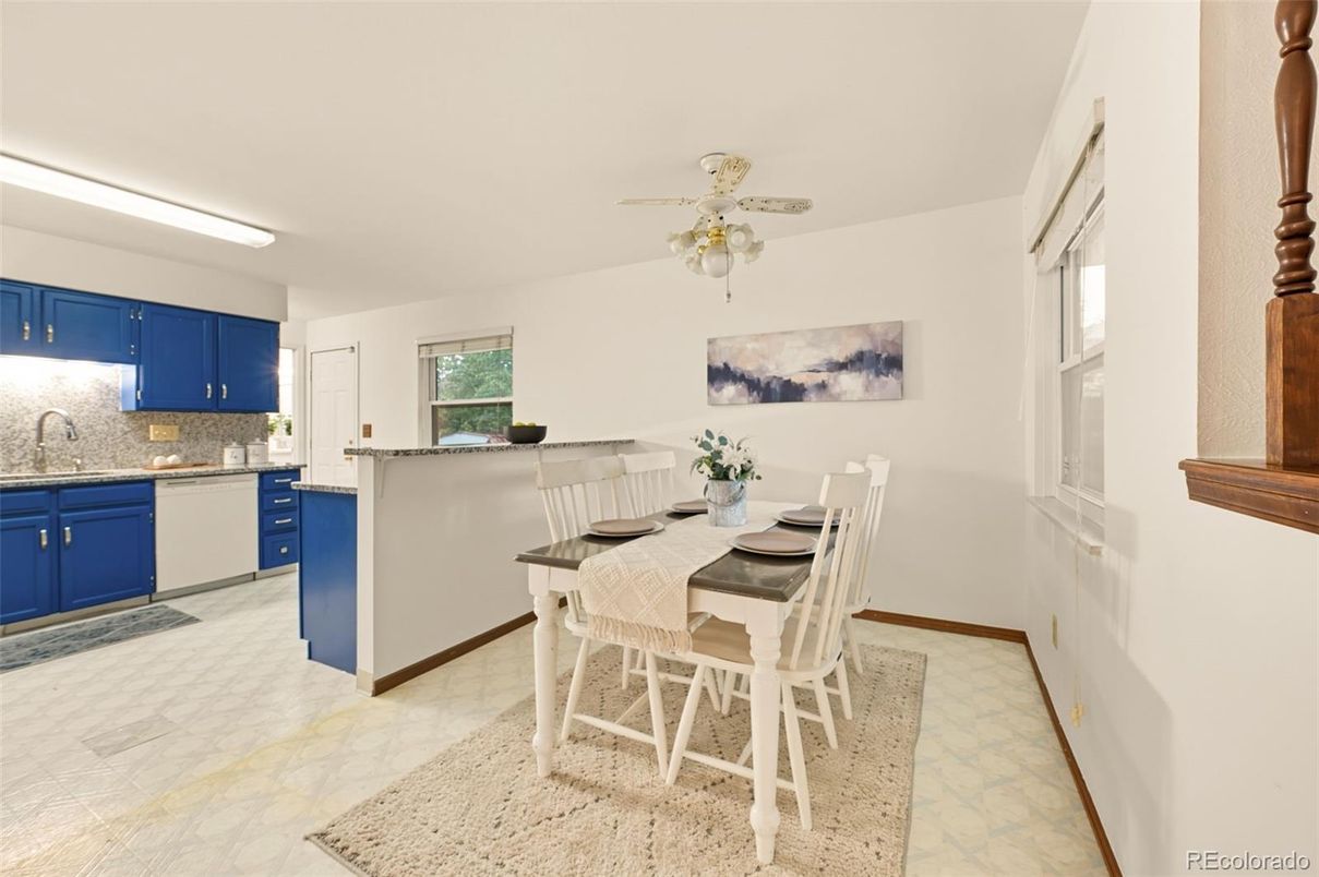 Dining room, Interior, Kitchen
