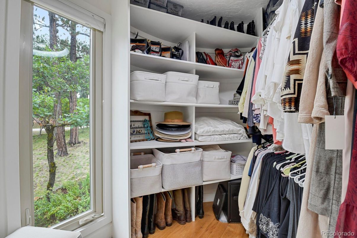 Interior, Walk-in Closets, Wood Texture Flooring