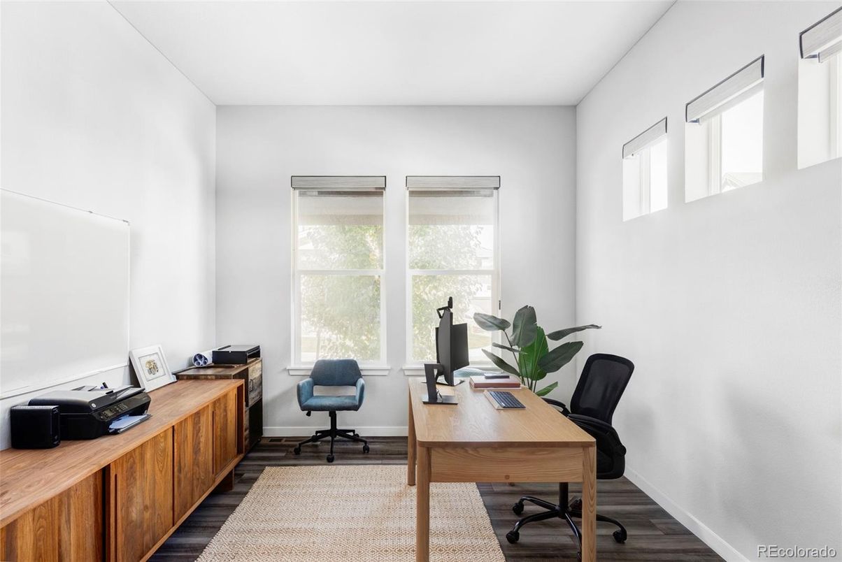 Home Office, Interior, Wood Texture Flooring