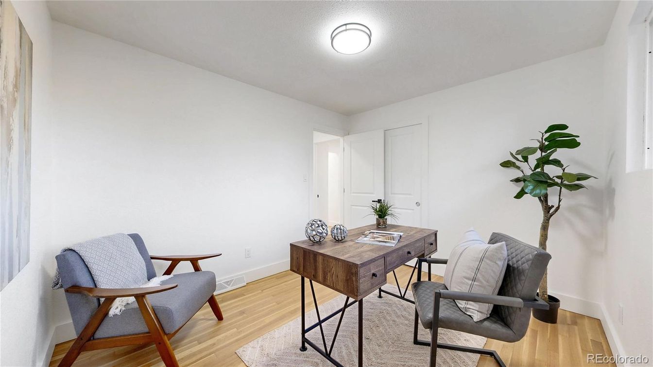 Home Office, Interior, Wood Texture Flooring