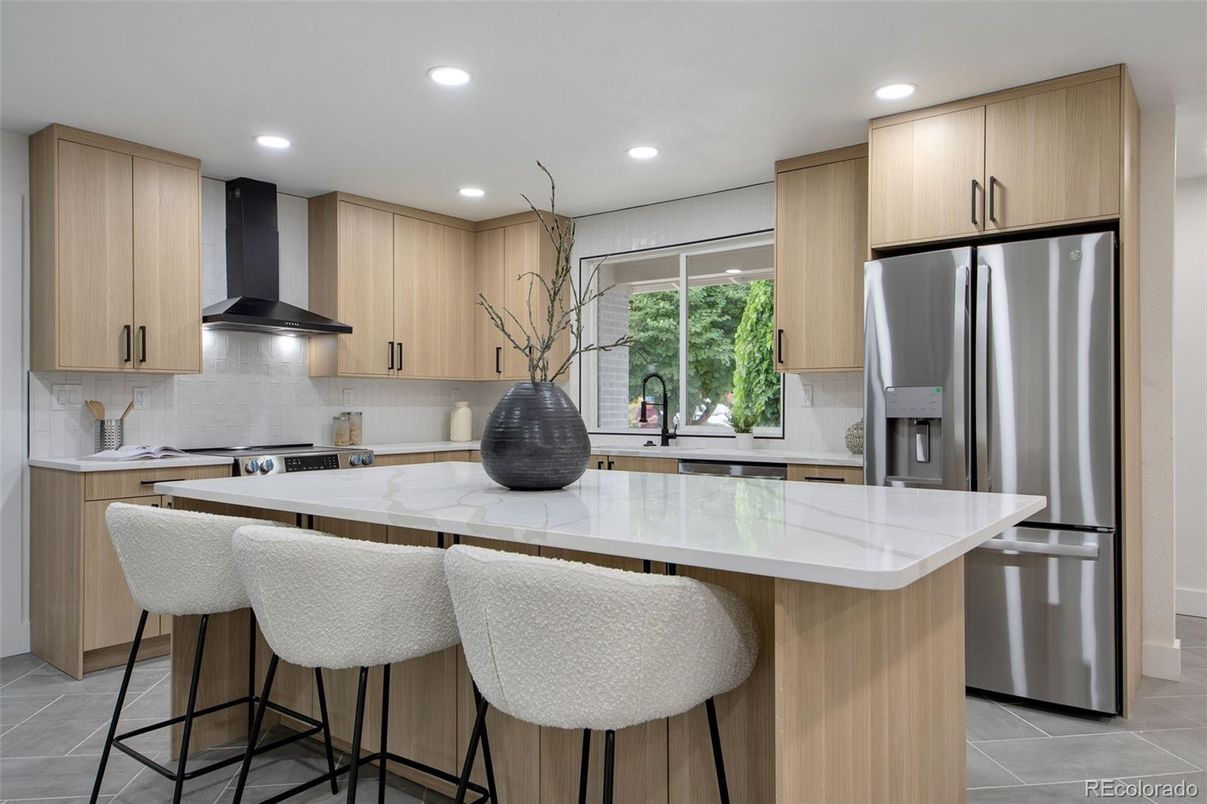 Interior, Kitchen, Recessed Lighting, Stainless Steel Appliances