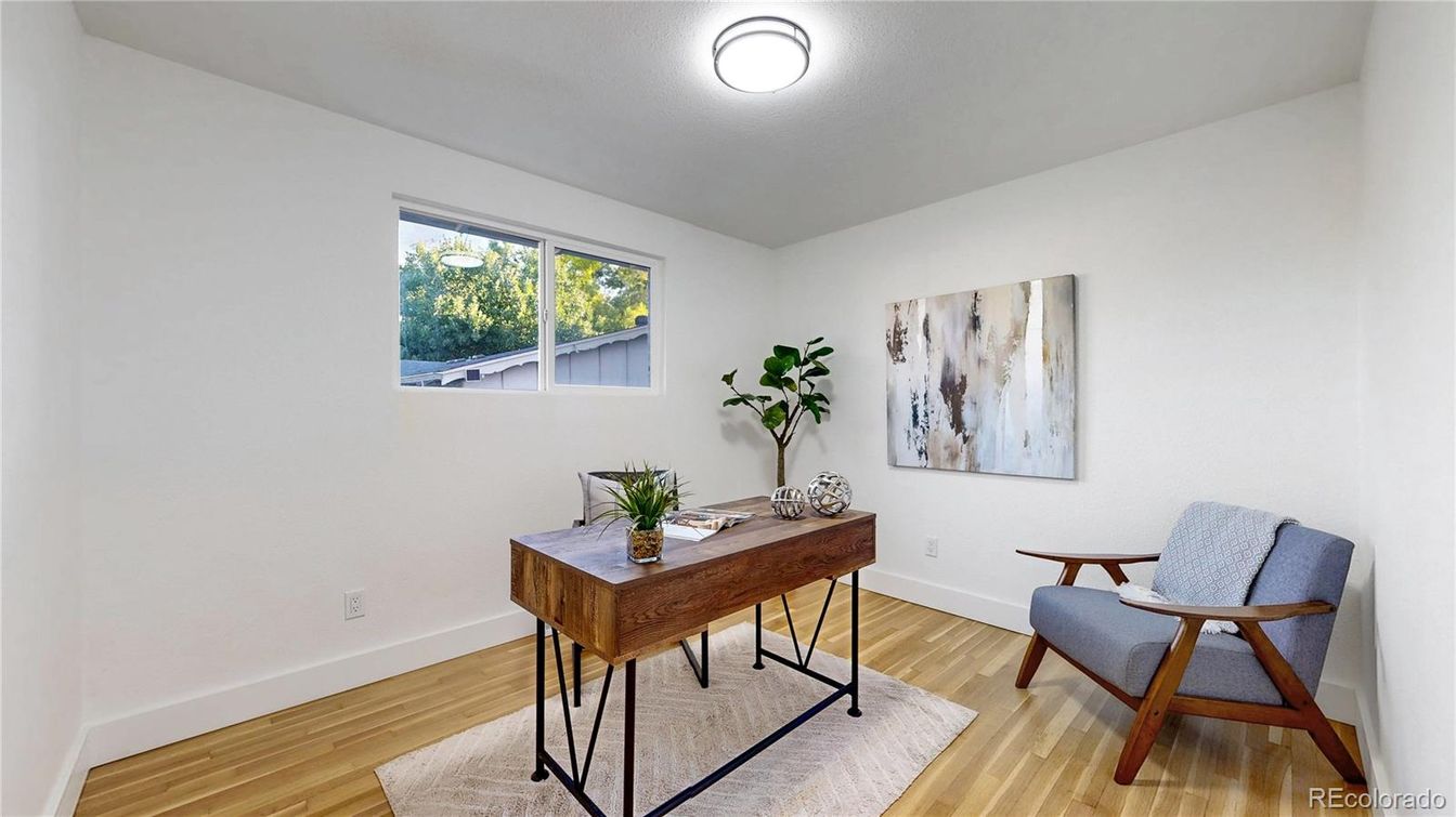 Home Office, Interior, Wood Texture Flooring