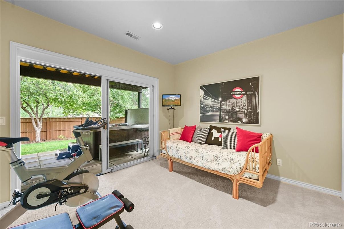 Fitness Equipment, Home Office, Interior, Recessed Lighting