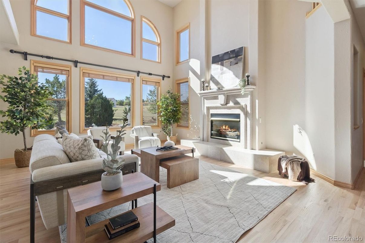 Fireplace, Interior, Living room, Wood Texture Flooring