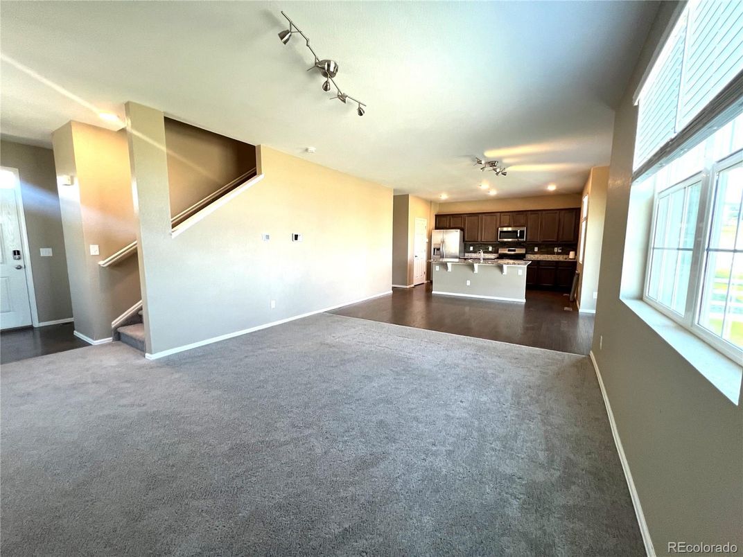 Empty room, Interior, Kitchen, Wood Texture Flooring