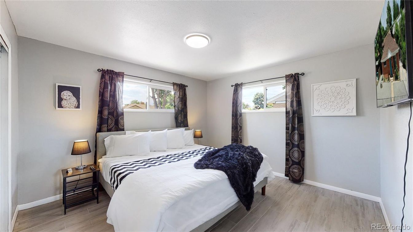 Bedroom, Interior, Wood Texture Flooring