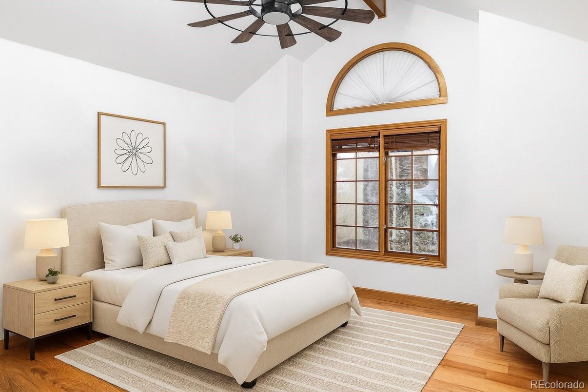 Bedroom, Interior, Wood Texture Flooring