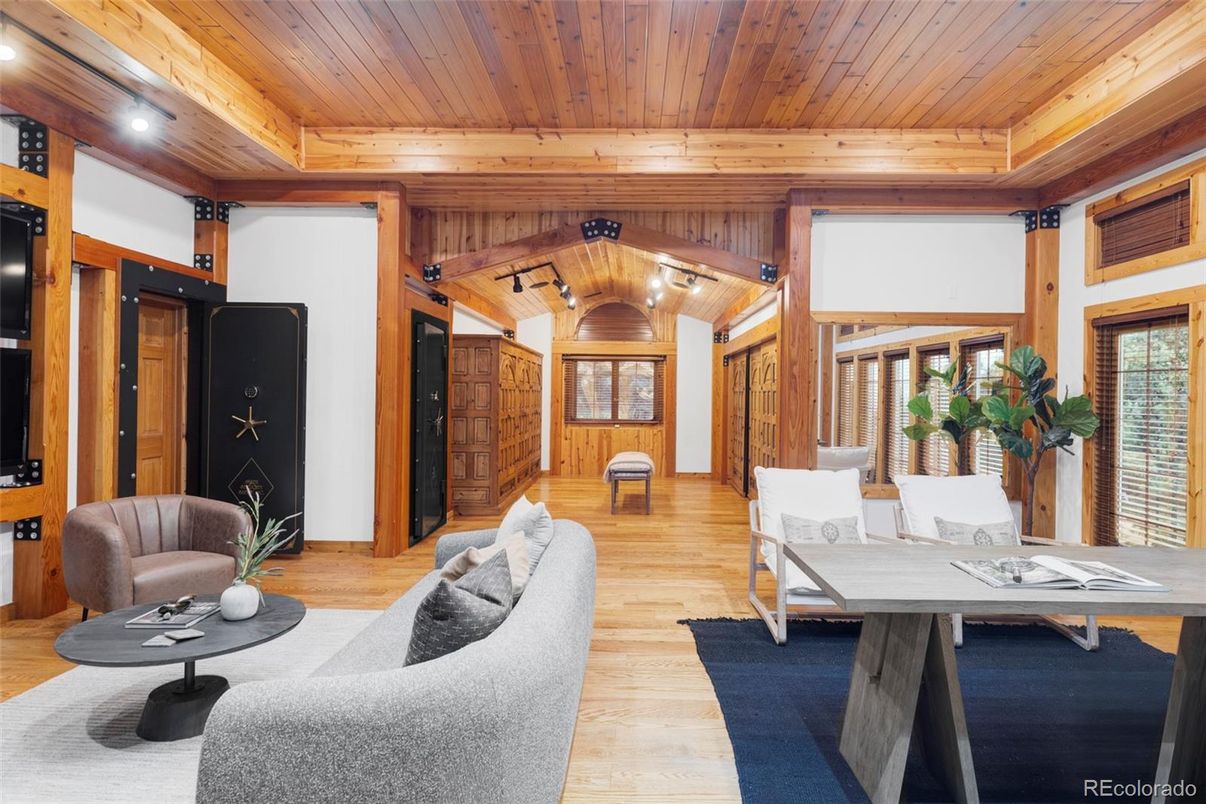 Interior, Living room, Wooden Beams, Wooden Ceilings, Wood Texture Flooring, Wooden Walls