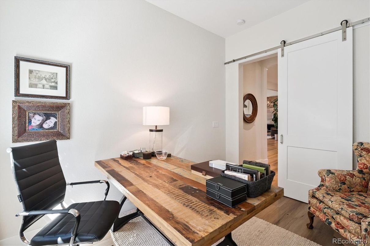 Home Office, Interior, Wood Texture Flooring