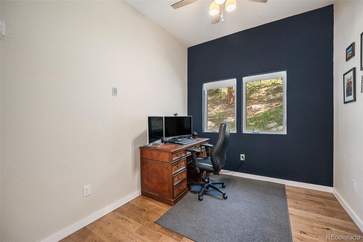 Home Office, Interior, Wood Texture Flooring