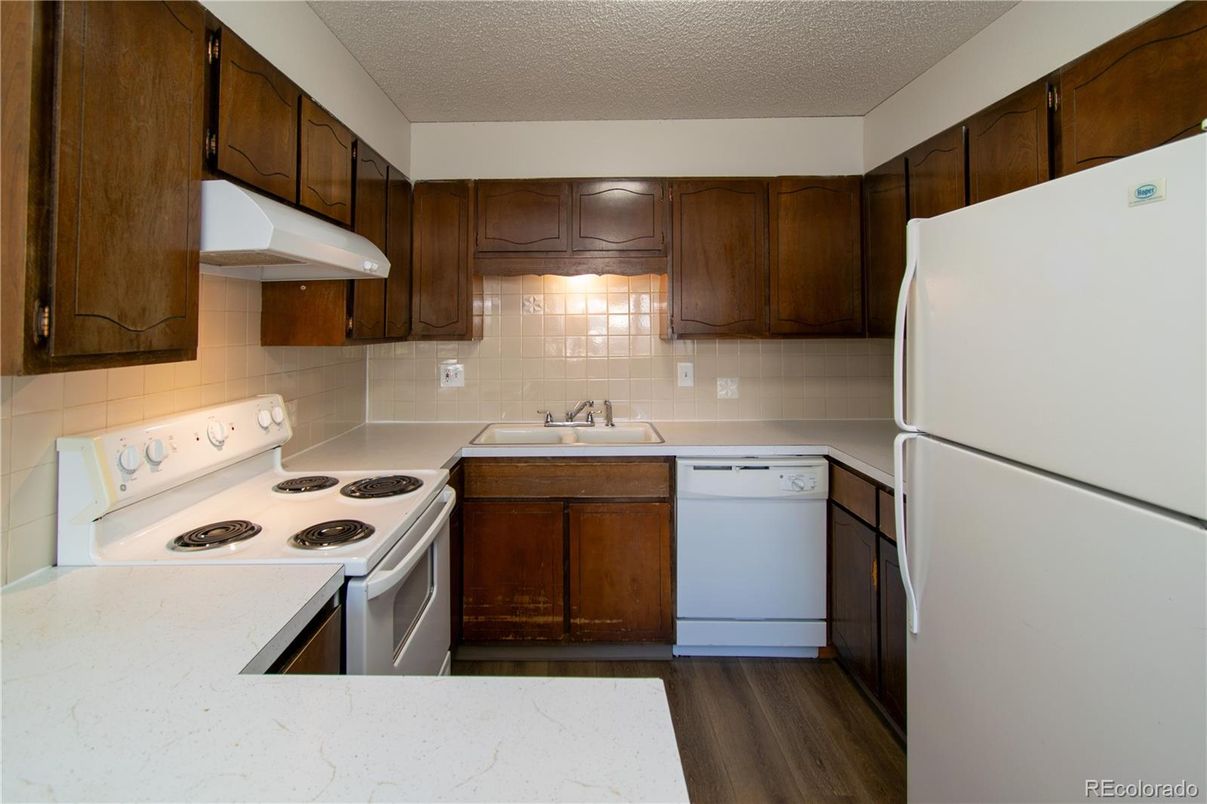 Interior, Kitchen, Wood Texture Flooring