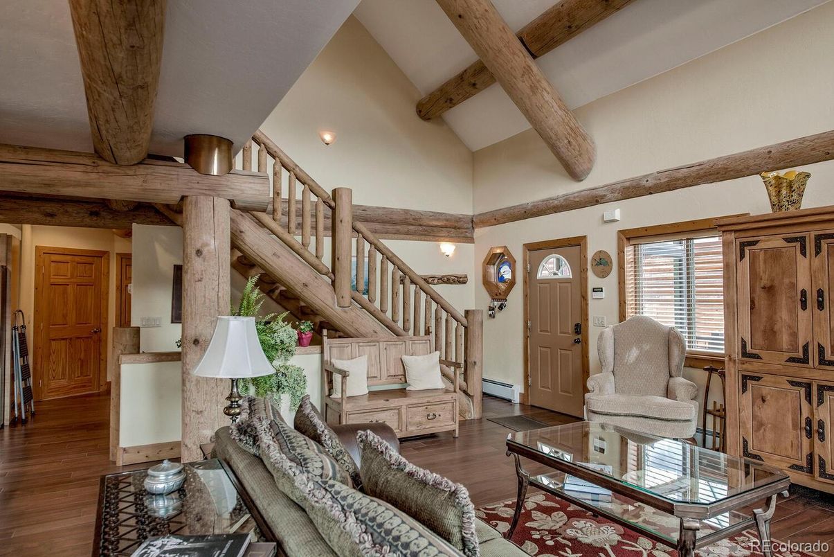 Interior, Living room, Wooden Beams, Wood Texture Flooring