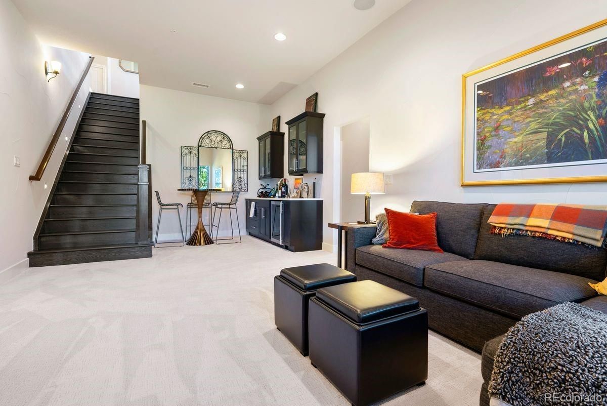 Interior, Living room, Recessed Lighting