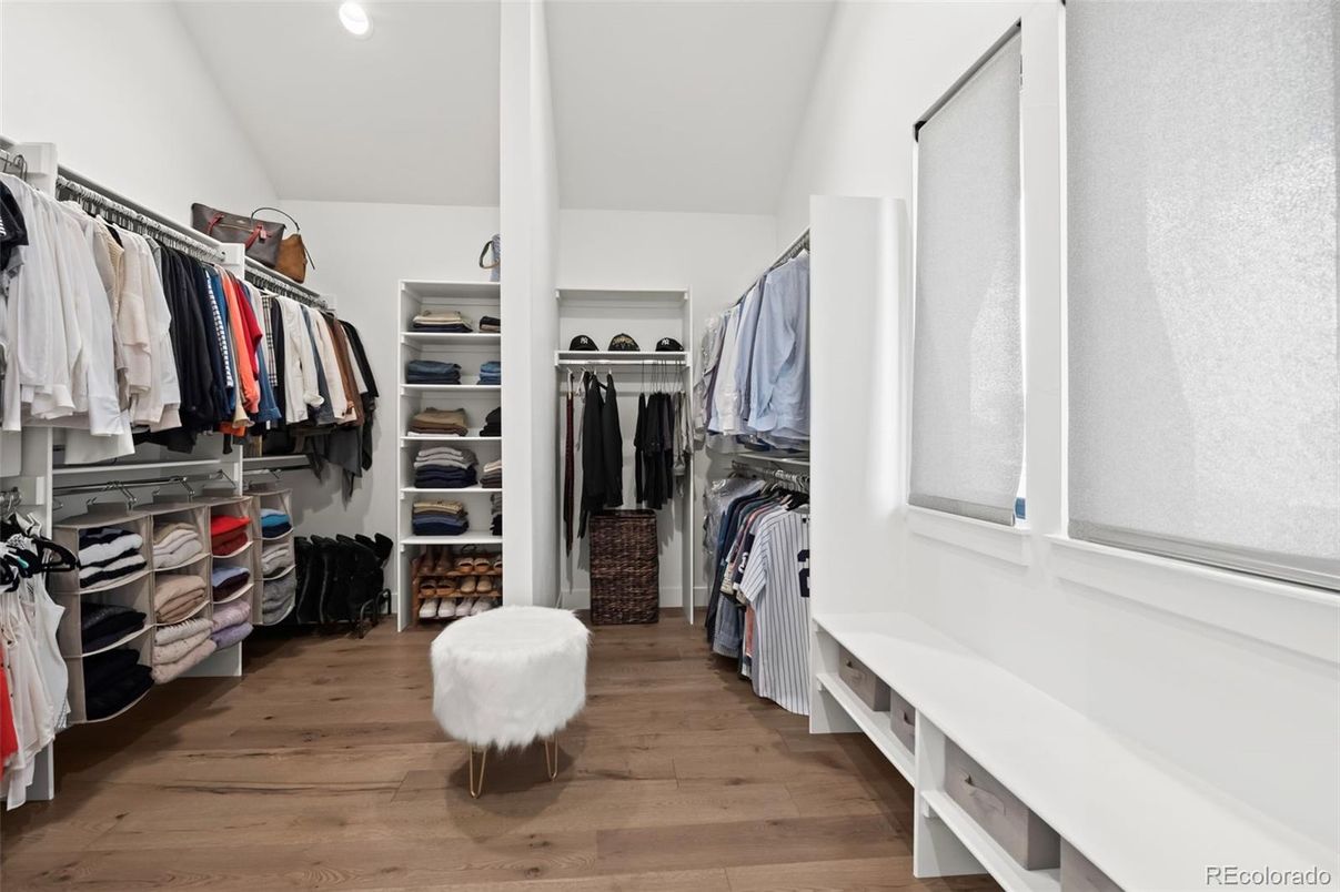 Interior, Recessed Lighting, Walk-in Closets, Wood Texture Flooring