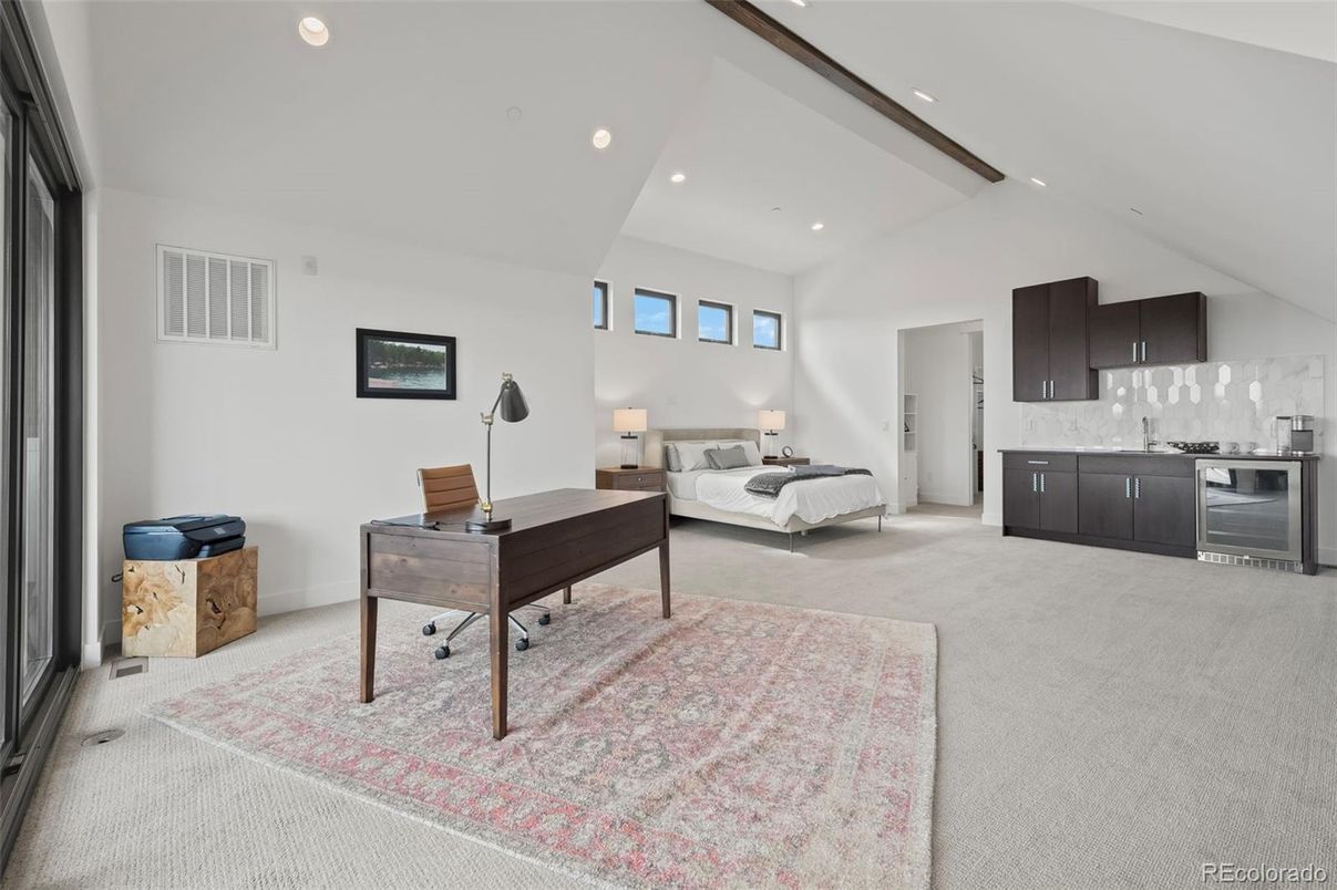 Bedroom, Home Office, Interior, Recessed Lighting