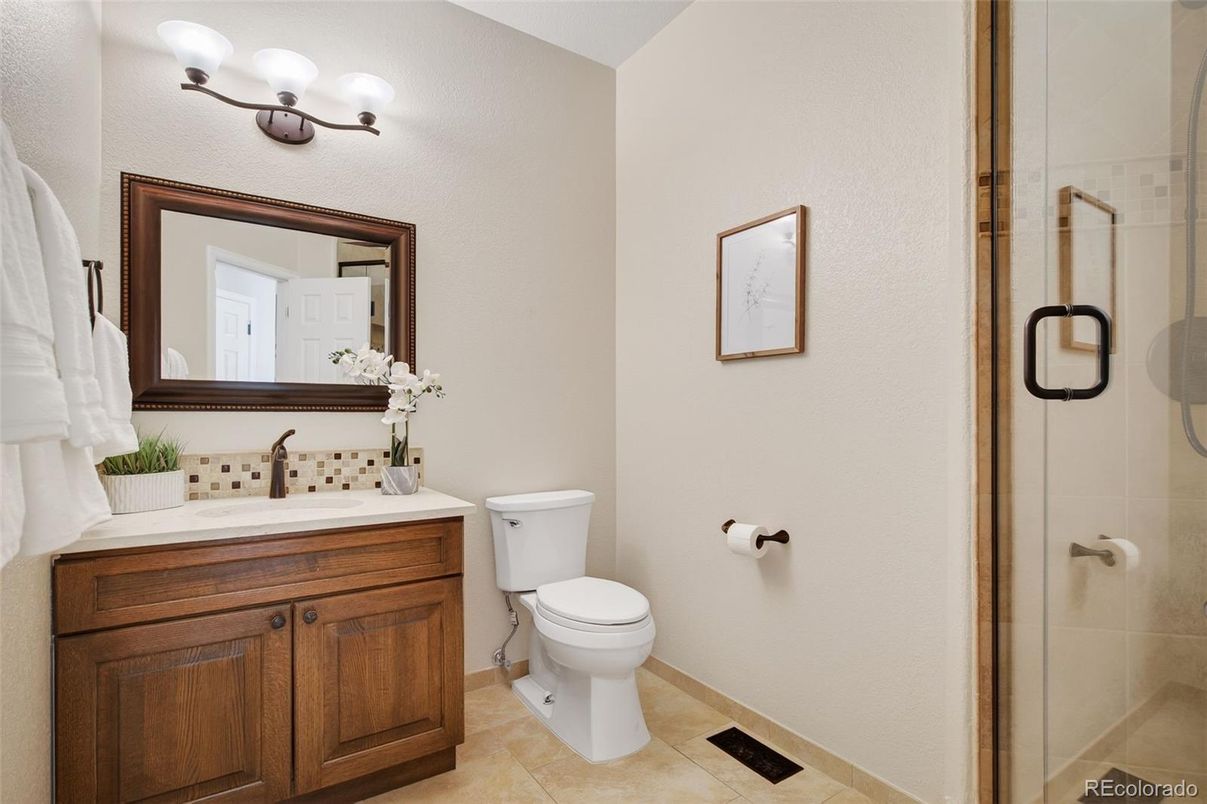 Bathroom, Glass Shower, Interior