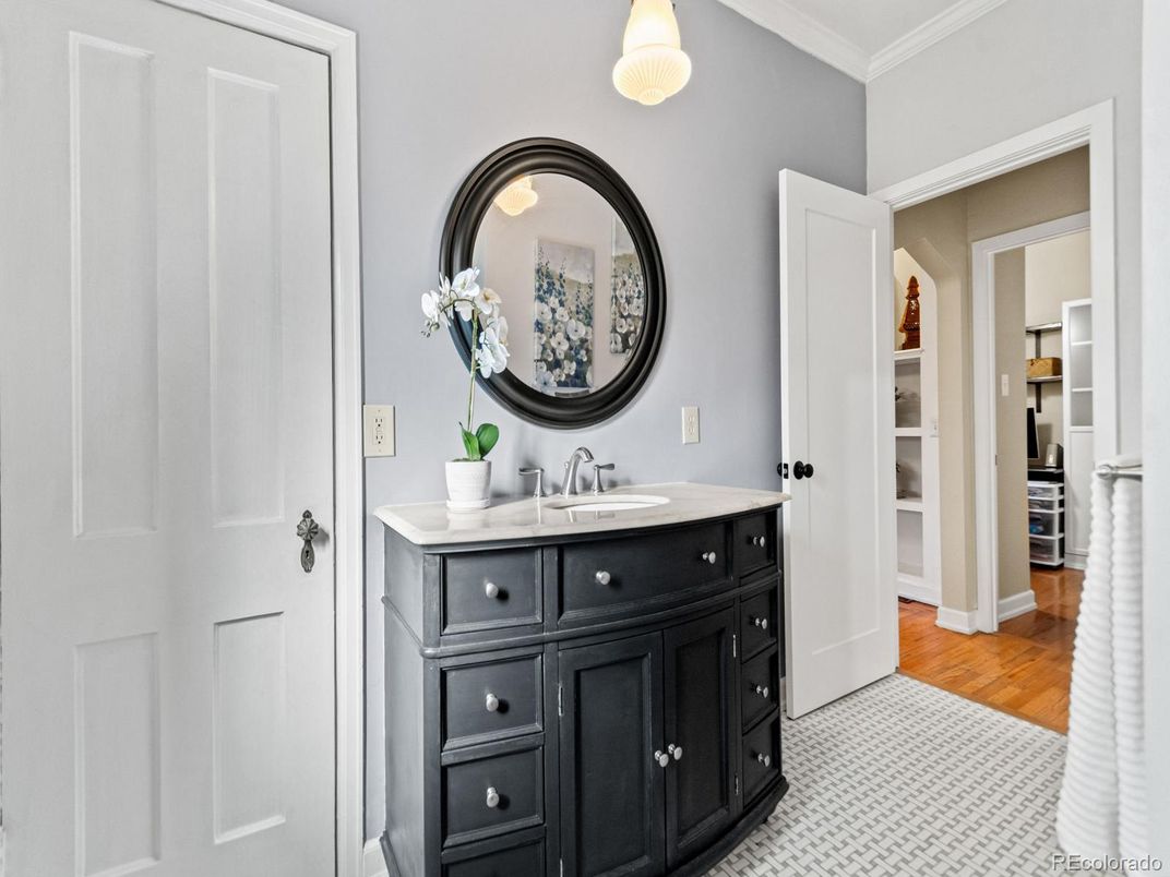 Bathroom, Interior, Wood Texture Flooring