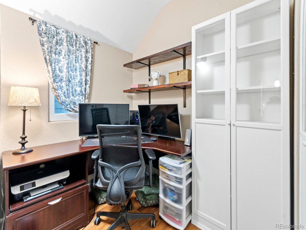 Home Office, Interior, Wood Texture Flooring