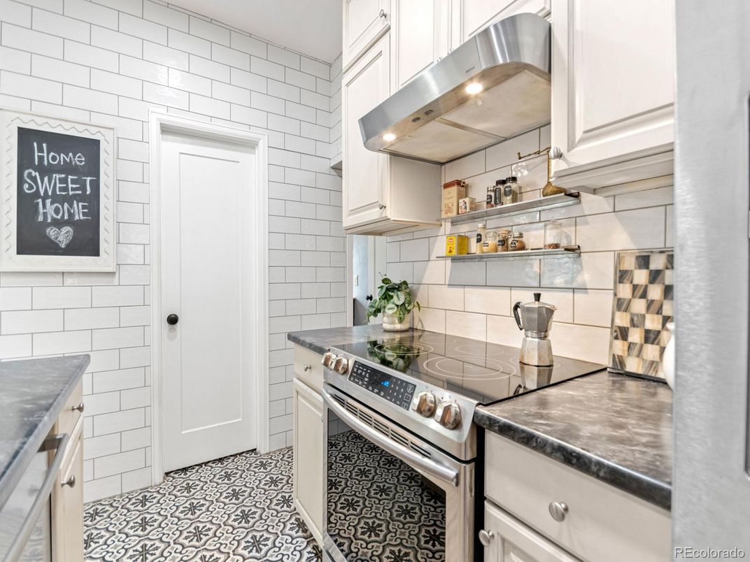 Interior, Kitchen, Stainless Steel Appliances, Stone Walls