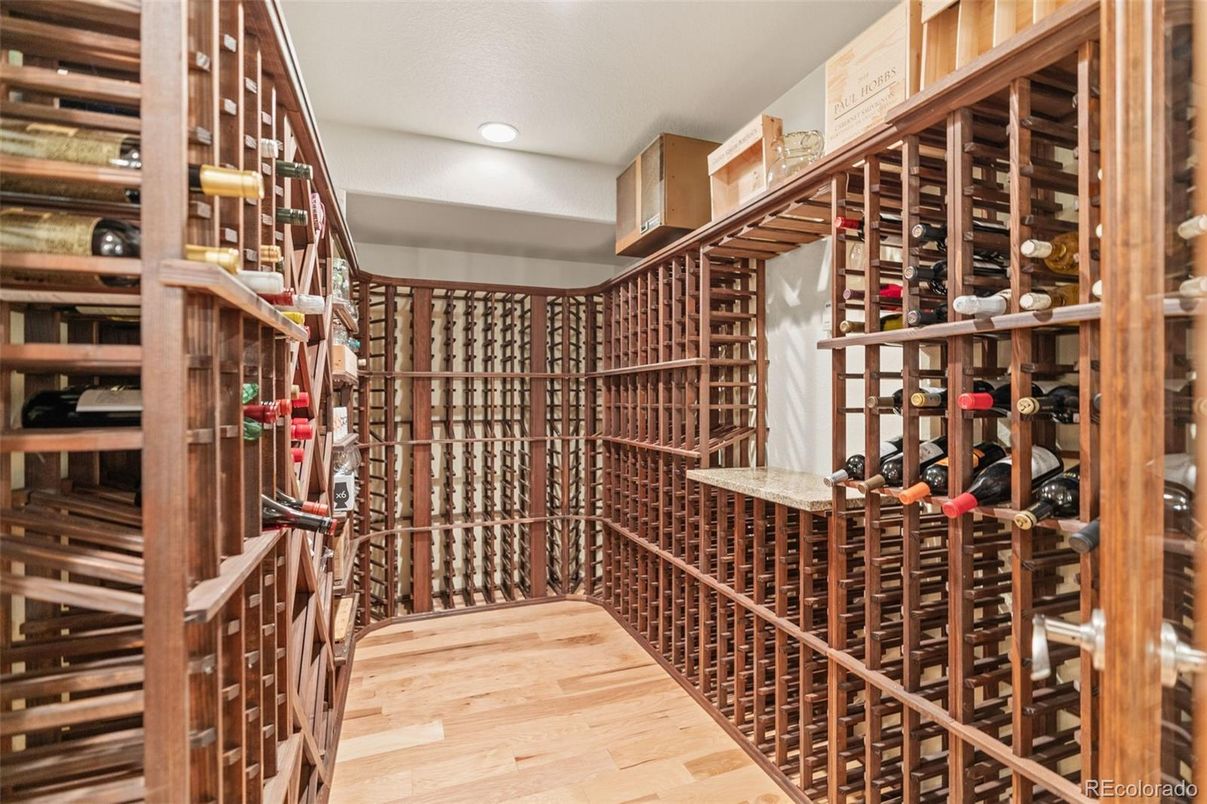 Interior, Recessed Lighting, Wine Storage, Wood Texture Flooring