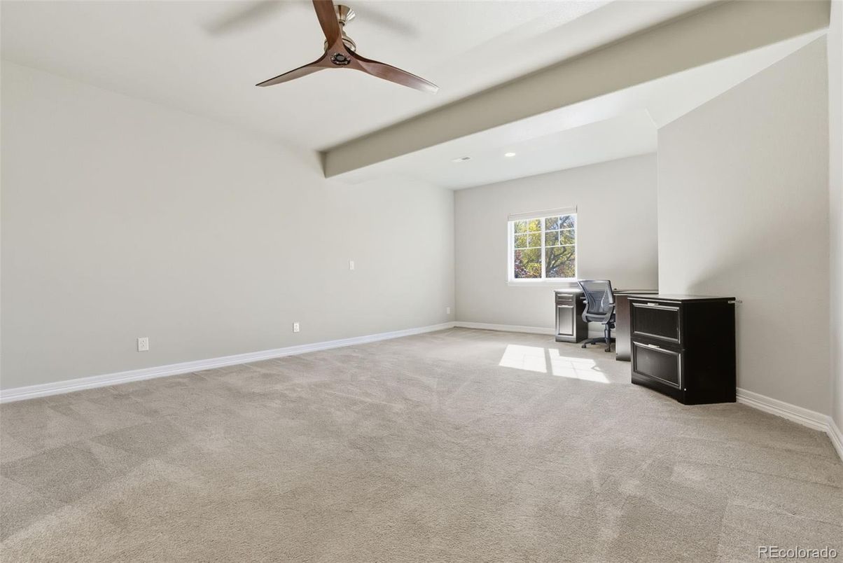 Home Office, Interior, Recessed Lighting