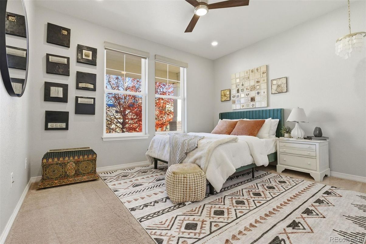 Bedroom, Interior, Recessed Lighting