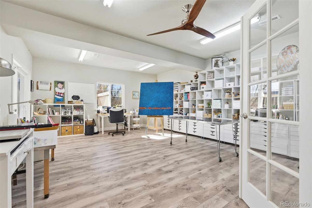 Home Office, Interior, Wood Texture Flooring