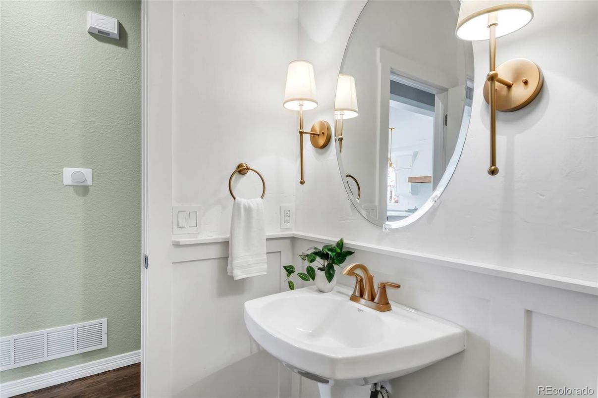 Bathroom, Interior, Wood Texture Flooring