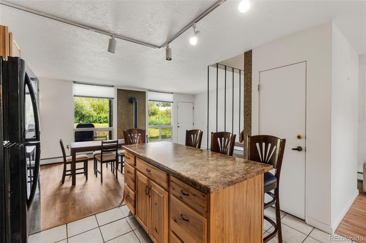 Dining room, Interior, Wood Texture Flooring