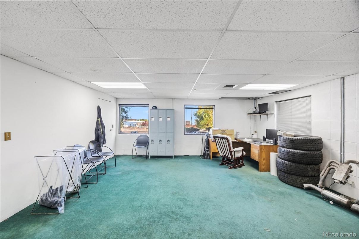 Home Office, Interior, Recessed Lighting