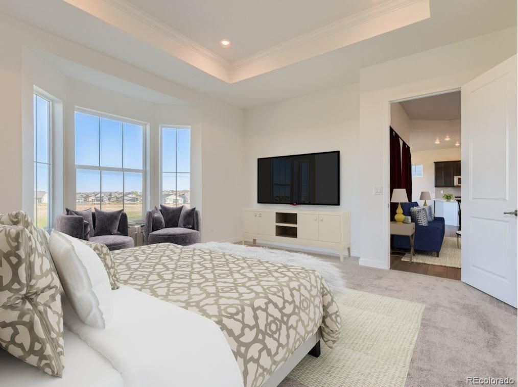 Bedroom, Interior, Recessed Lighting