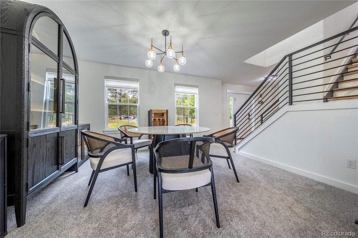 Dining room, Interior, Pendant Lights