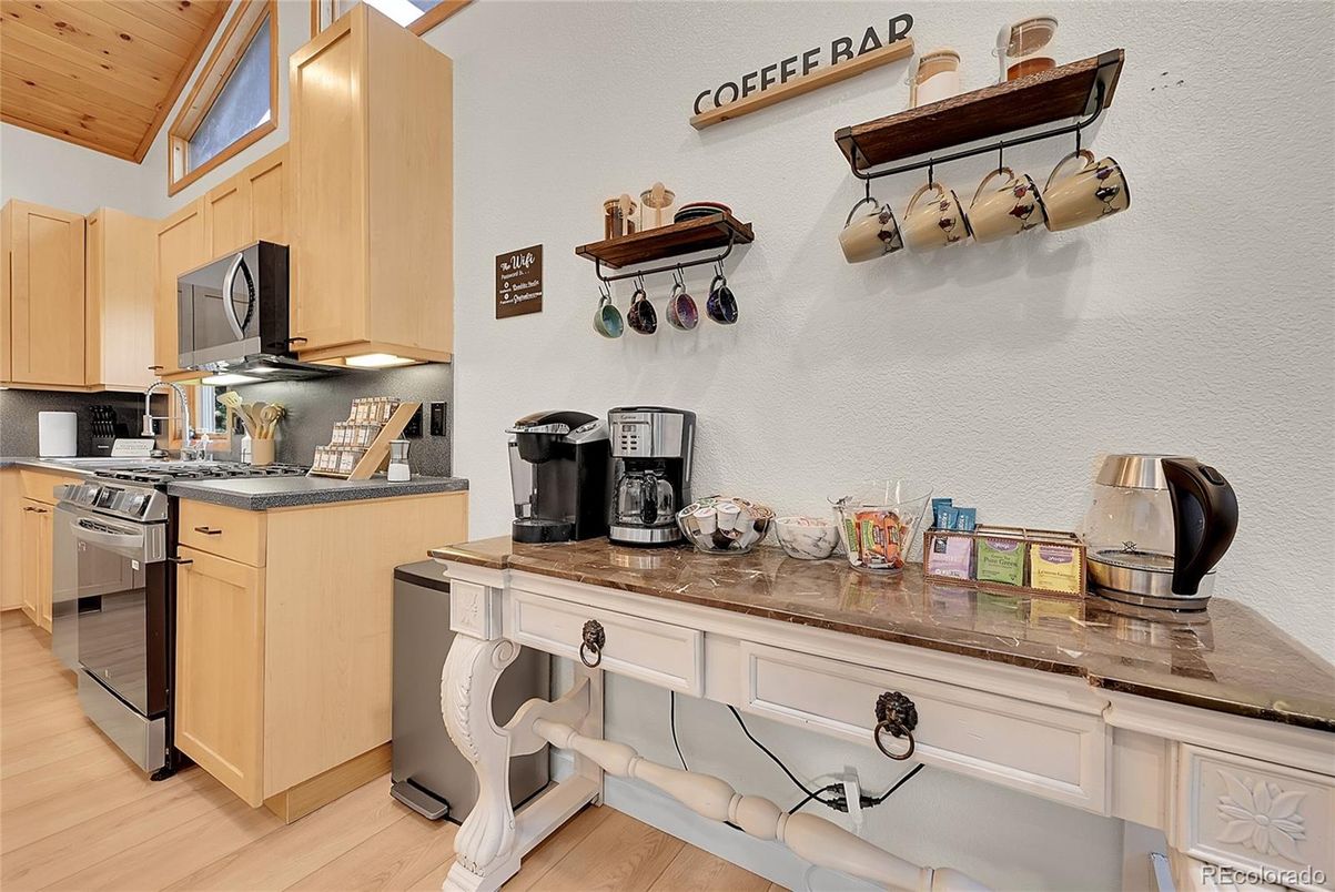 Interior, Kitchen, Wooden Ceilings, Wood Texture Flooring