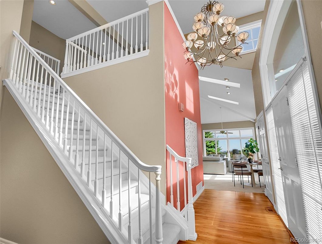 Chandelier, Interior, Recessed Lighting, Wood Texture Flooring