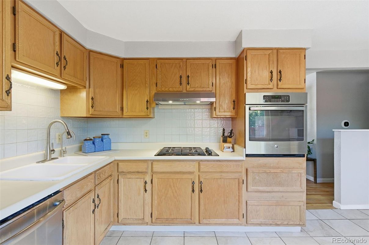 Interior, Kitchen, Wood Texture Flooring