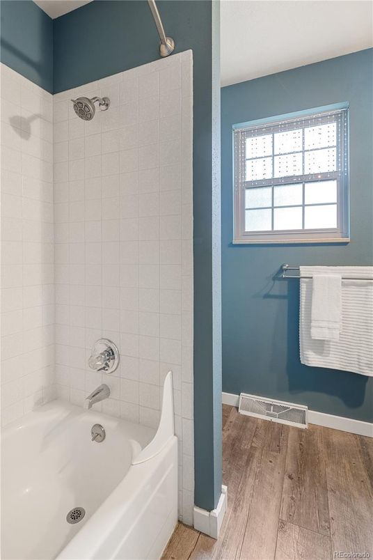 Bathroom, Interior, Wood Texture Flooring