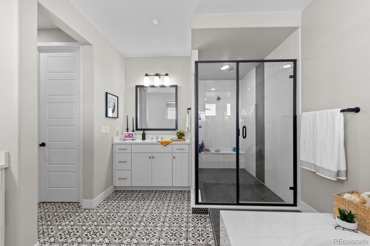 Bathroom, Glass Shower, Interior