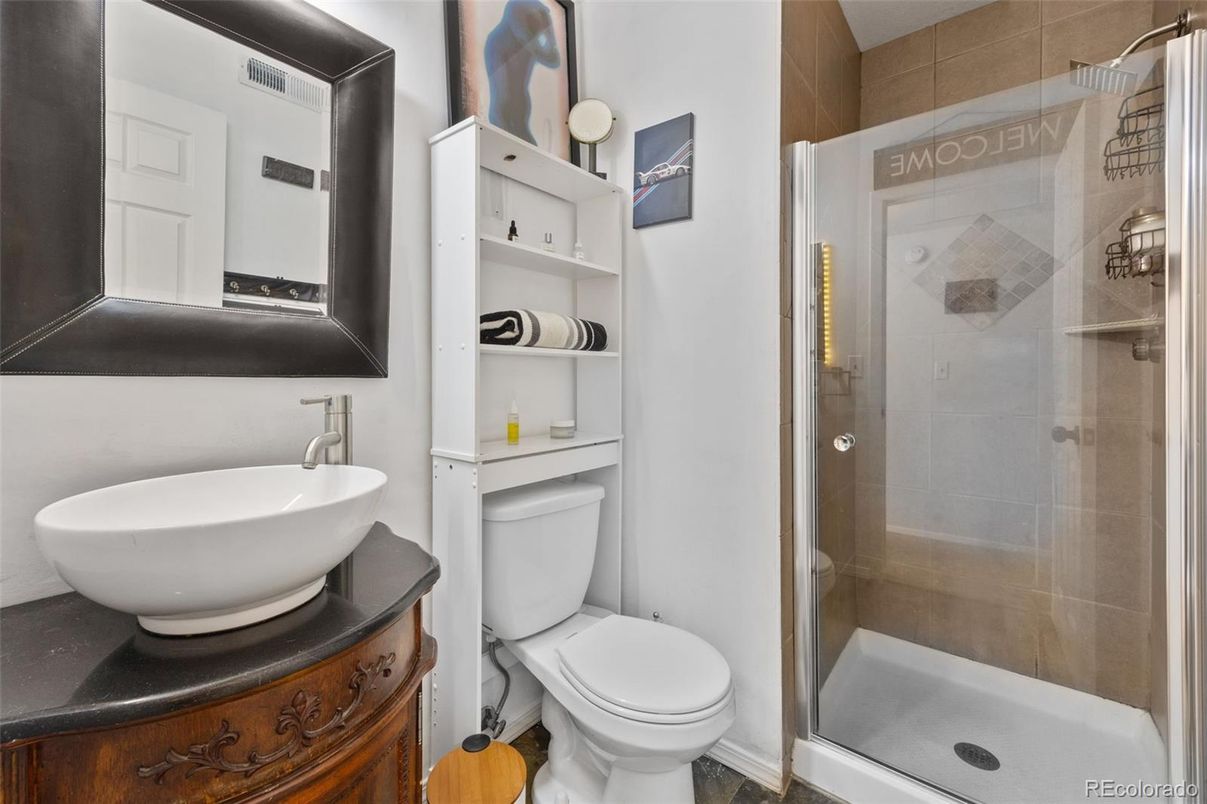 Bathroom, Glass Shower, Interior