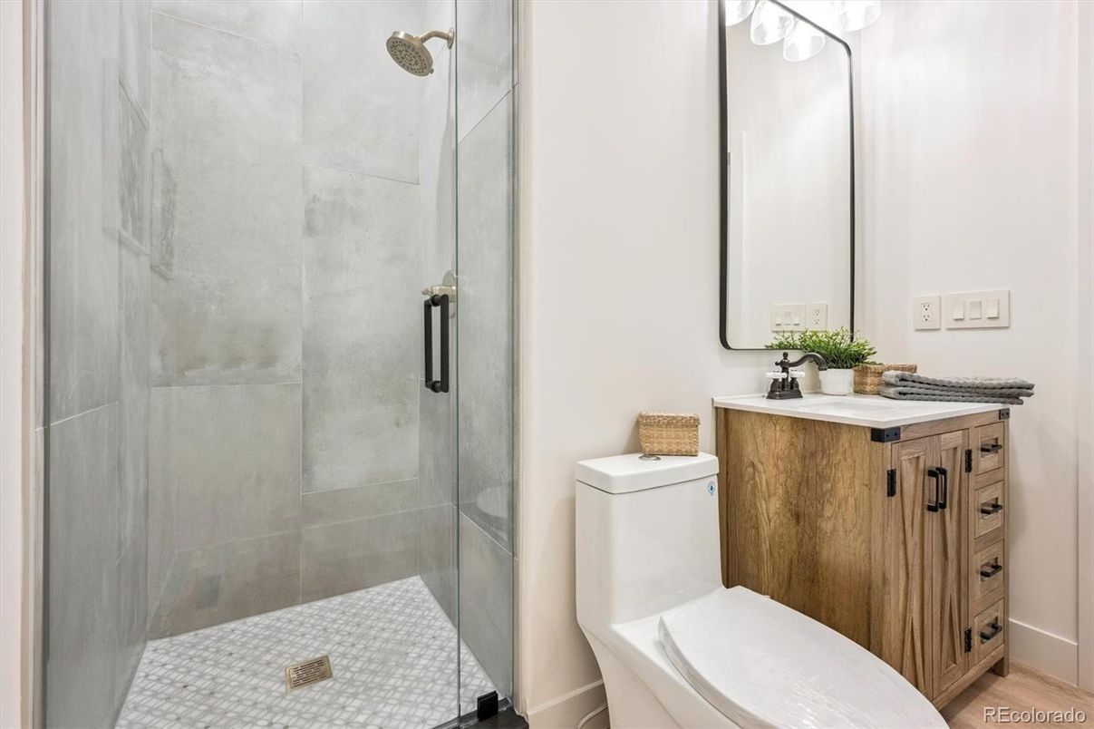 Bathroom, Glass Shower, Interior