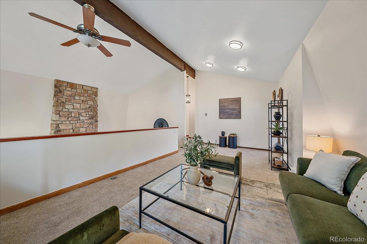 Interior, Living room, Stone Walls, Wooden Beams
